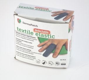 Detectable vinger bobs textiel