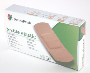 Textile elastic plasters